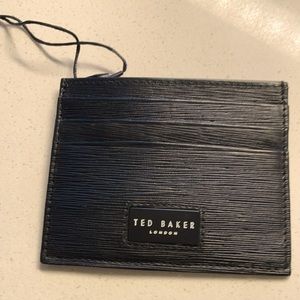 Ted Baker Woodgrain Leather Cardholder